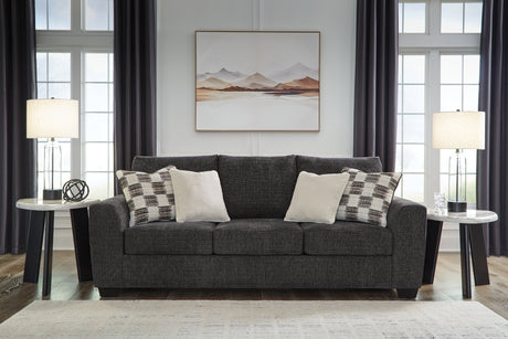 Loreo Ebony Sofa and Loveseat - Ornate Home