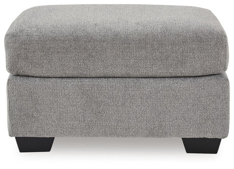 Loreo Flint Ottoman - Ornate Home