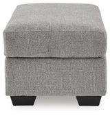 Loreo Flint Ottoman - Ornate Home