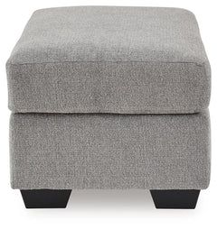 Loreo Flint Ottoman - Ornate Home