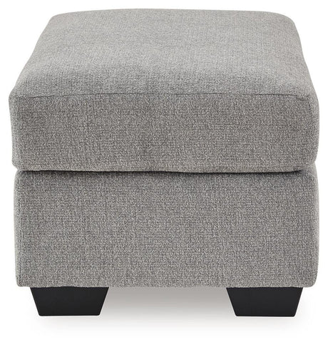 Loreo Flint Ottoman - Ornate Home