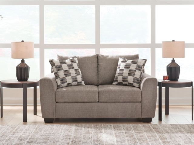 Loreo Truffle Loveseat - Ornate Home