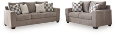 Loreo Truffle Sofa and Loveseat - Ornate Home