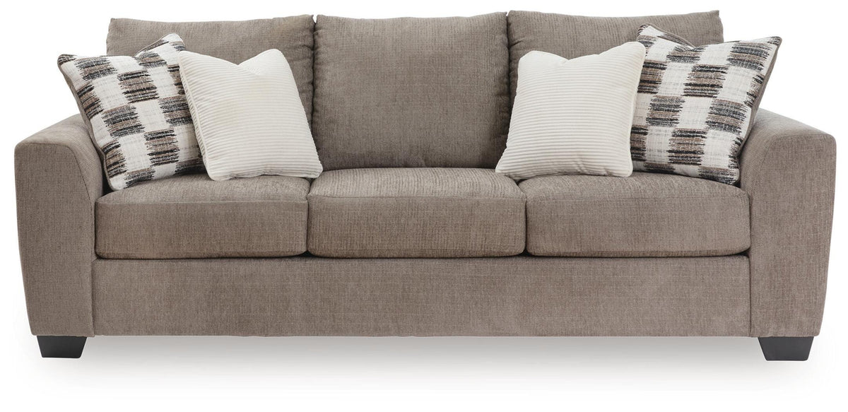 Loreo Truffle Sofa and Loveseat - Ornate Home