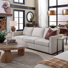 Lorien Cream Boucle Sofa - Ornate Home