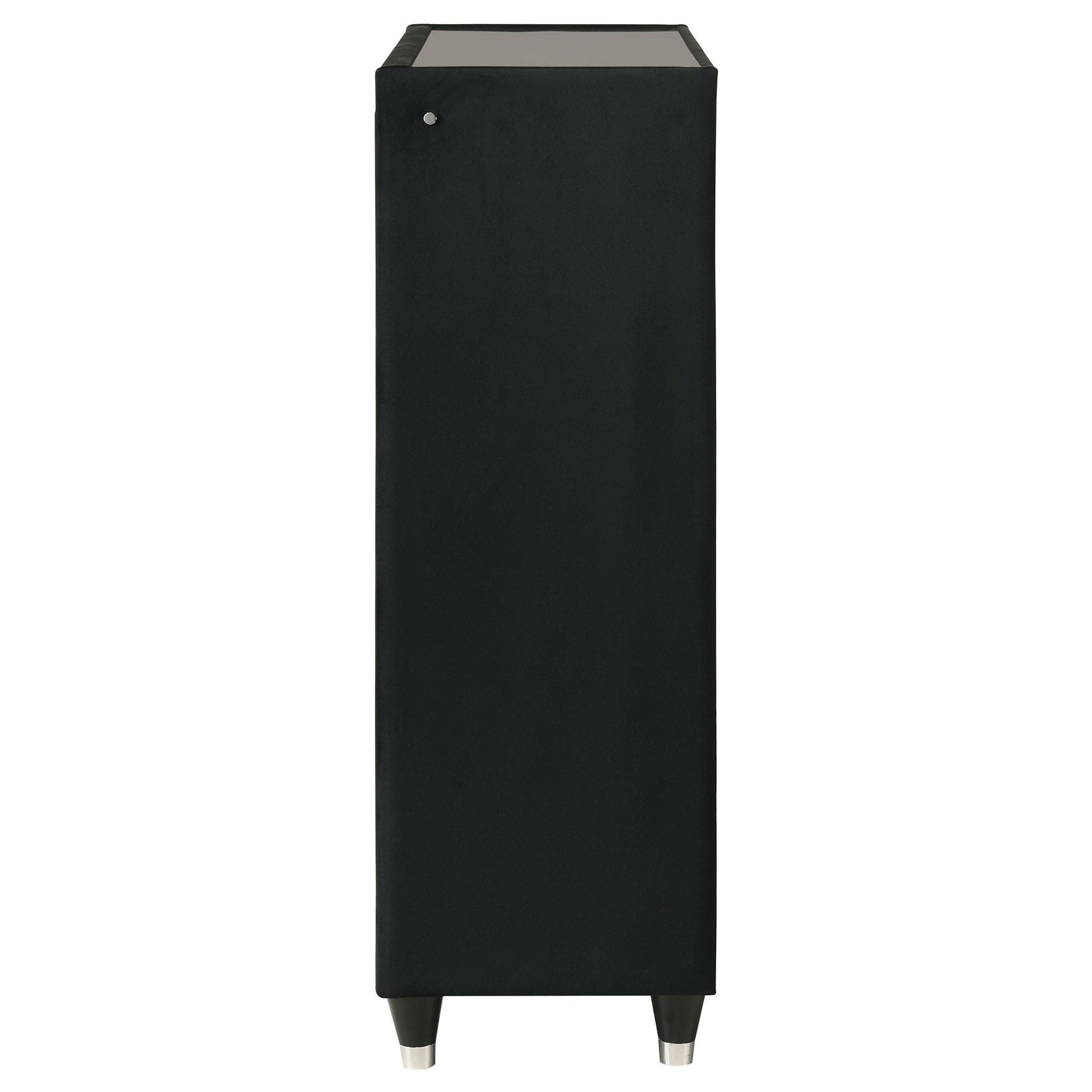 Lorient Black 5-drawer LED Chest of Drawers - Ornate Home