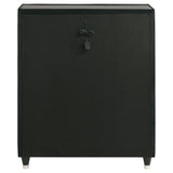 Lorient Black 5-drawer LED Chest of Drawers - Ornate Home
