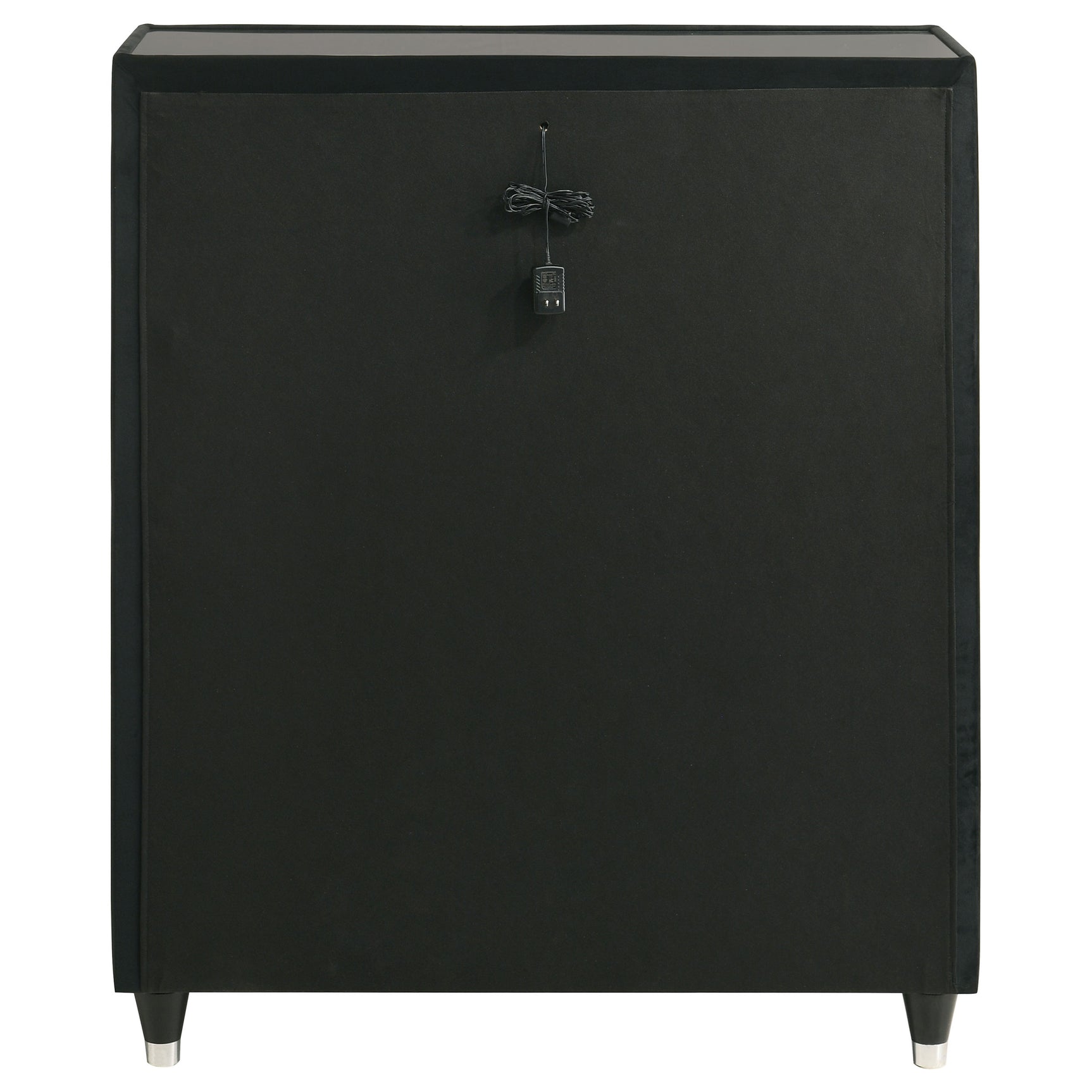 Lorient Black 5-drawer LED Chest of Drawers - Ornate Home