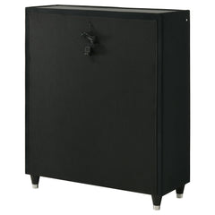 Lorient Black 5-drawer LED Chest of Drawers - Ornate Home