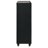 Lorient Black 5-drawer LED Chest of Drawers - Ornate Home