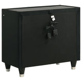 Lorient Black 5-piece Queen Bedroom Set - Ornate Home