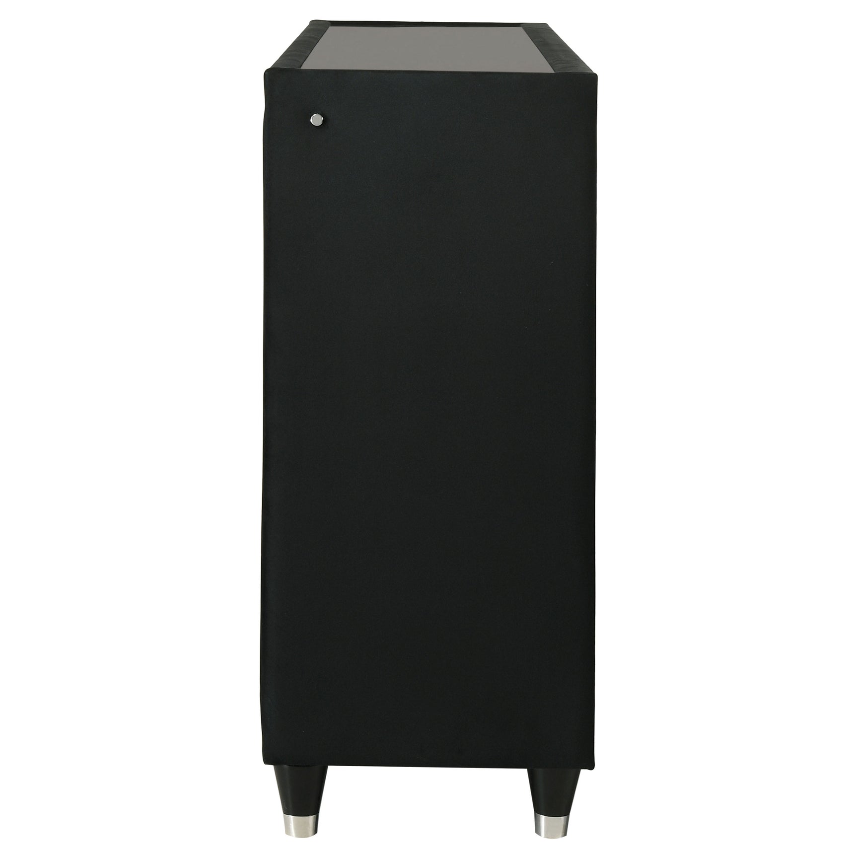 Lorient Black 8-drawer LED Bedroom Dresser Cabinet - Ornate Home