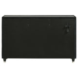 Lorient Black 8-drawer LED Bedroom Dresser Cabinet - Ornate Home