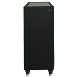 Lorient Black 8-drawer LED Bedroom Dresser Cabinet - Ornate Home