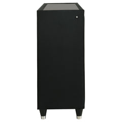 Lorient Black 8-drawer LED Bedroom Dresser Cabinet - Ornate Home