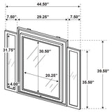 Lorient Ivory/Camel 4-piece Eastern King Bedroom Set - Ornate Home