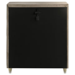 Lorient Ivory/Camel 5-drawer LED Chest of Drawers - Ornate Home
