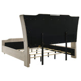Lorient Ivory/Camel 5-piece California King Bedroom Set - Ornate Home