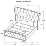 Lorient Ivory/Camel 5-piece Eastern King Bedroom Set - Ornate Home