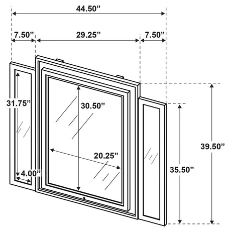 Lorient Ivory/Camel 5-piece Queen Bedroom Set - Ornate Home