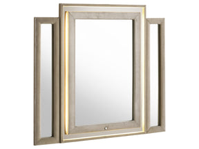 Lorient Ivory/Camel LED Dresser Mirror - Ornate Home