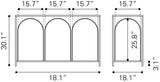 Loriet Black Console Table - Ornate Home