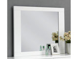 Lorimar White Mirror - Ornate Home