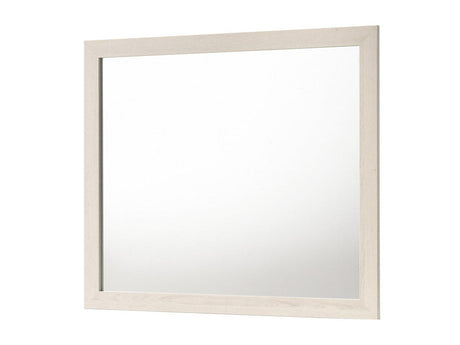 Lorraine Antique White Dresser Mirror - Ornate Home