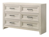 Lorraine Antique White Dresser - Ornate Home