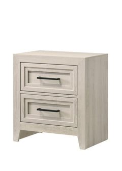 Lorraine Antique White Panel Bedroom Set - Ornate Home