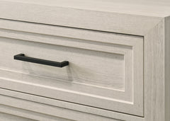 Lorraine Antique White Panel Bedroom Set - Ornate Home