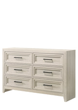 Lorraine Antique White Panel Bedroom Set - Ornate Home