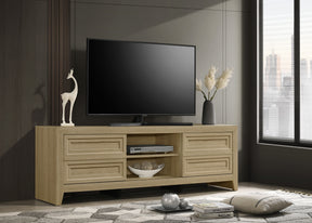 Lorraine Natural TV Stand - Ornate Home