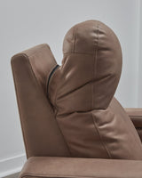 Lorrenton Caramel Glider PWR REC w/Audio System (Online Special Price) - Ornate Home