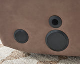 Lorrenton Caramel Glider PWR REC w/Audio System (Online Special Price) - Ornate Home