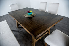 Losone Brown 6 Pc. Dining Room Set w/ Bench - Ornate Home