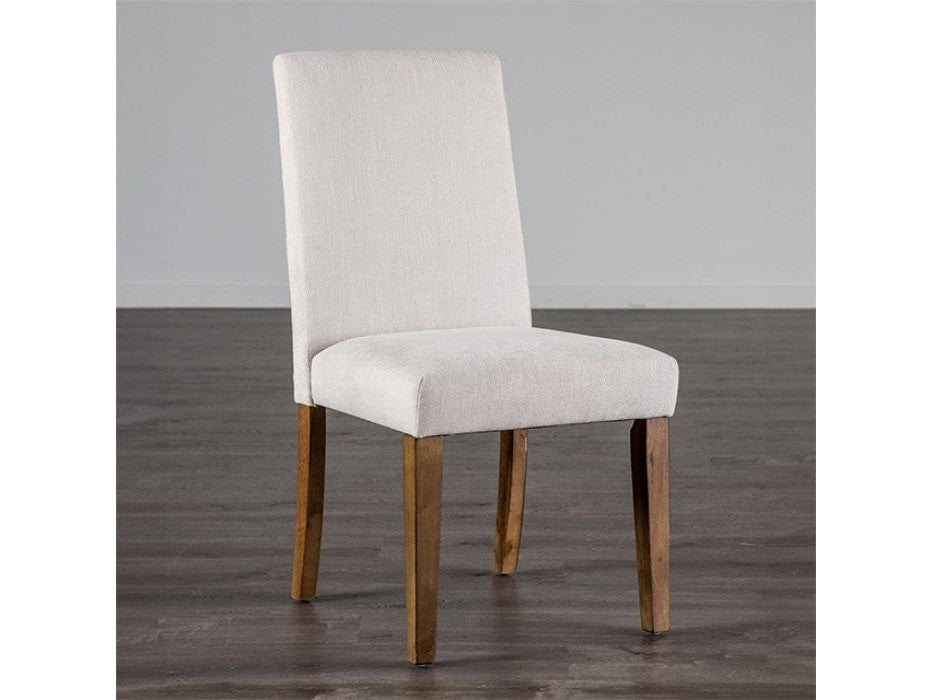 Losone Brown/White Side Chair (Set of 2) - Ornate Home