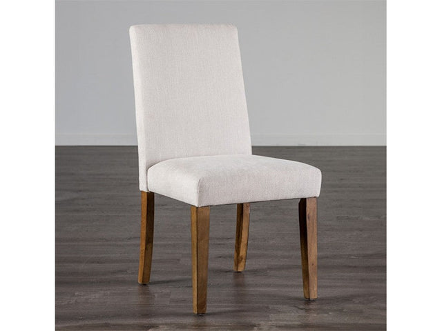 Losone Brown/White Side Chair (Set of 2) - Ornate Home