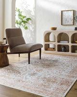 Lotan Pink Medallion Washable Area Rug - Clearance - Ornate Home