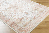 Lotan Pink Medallion Washable Area Rug - Clearance - Ornate Home
