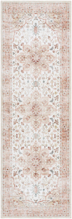 Lotan Pink Medallion Washable Area Rug - Clearance - Ornate Home