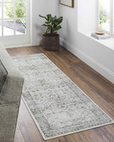 Lotan Sage Medallion Washable Area Rug - Ornate Home