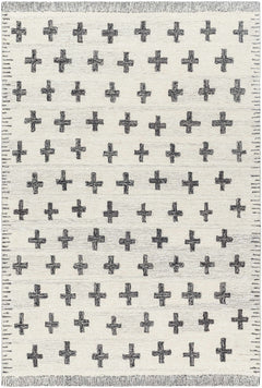 Lotta Light Silver Modern Wool Area Rug - Ornate Home