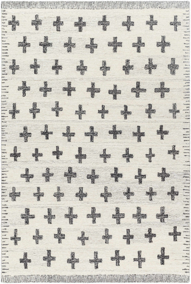Lotta Light Silver Modern Wool Area Rug - Ornate Home