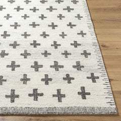 Lotta Light Silver Modern Wool Area Rug - Ornate Home
