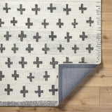 Lotta Light Silver Modern Wool Area Rug - Ornate Home