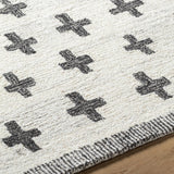 Lotta Light Silver Modern Wool Area Rug - Ornate Home