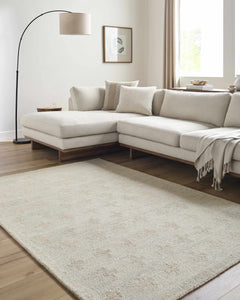 Lotta Peach Modern Wool Area Rug - Ornate Home