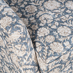 Lottie Blue Swivel Accent Chair - Ornate Home