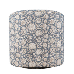 Lottie Blue Swivel Accent Chair - Ornate Home